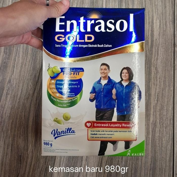 

Entrasol Gold Susu Dewasa 51+ Rasa Vanilla 980gr