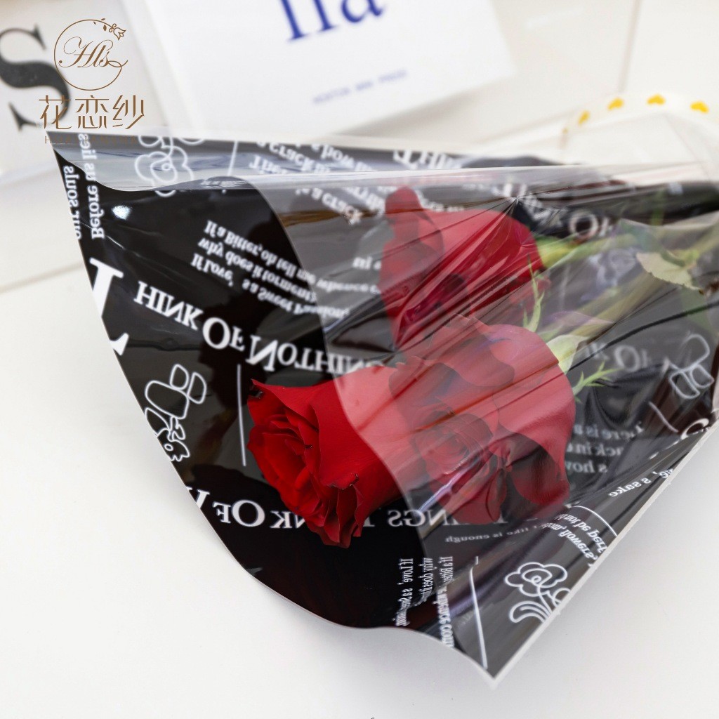 

Sky Floral Wrap 50 Lembar Single Rose Buket 1 Tangkai Bunga Mawar Wrapping Flower Rose Packing Selves SF25