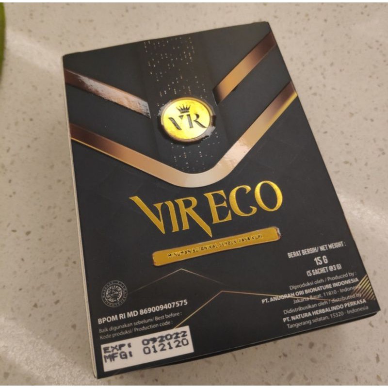 VIRECO HERBAL SUPPLEMENT UNTUK PENAMBAH STAMINA DAN VITALITAS PRIA