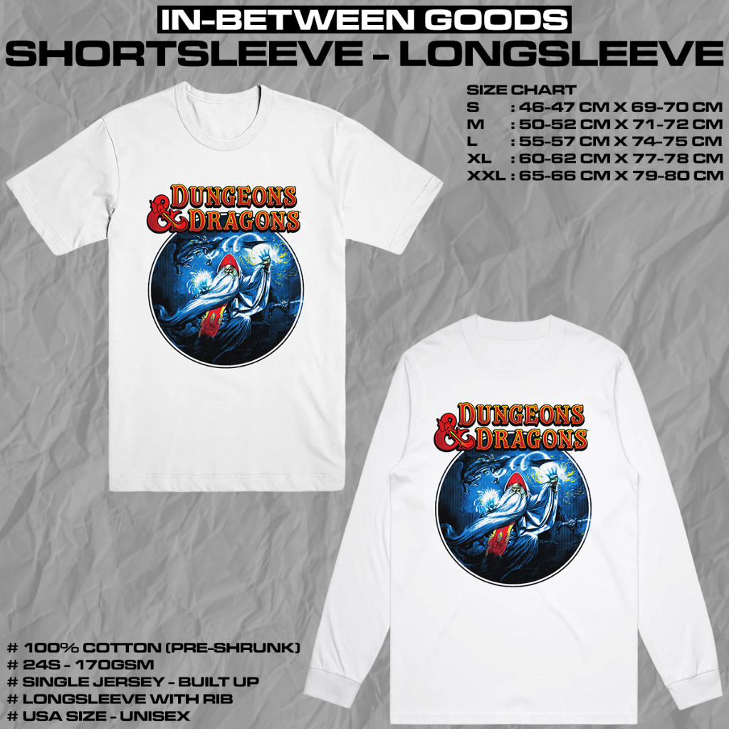 DUNGEONS & DRAGONS - BLUE WIZARD | T-SHIRT | LONGSLEEVE | GAME MERCH