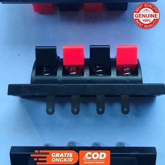 TERMINAL SPEAKER SPIKER AKTIF KECIL 4P 4 PIN 4 KAKI