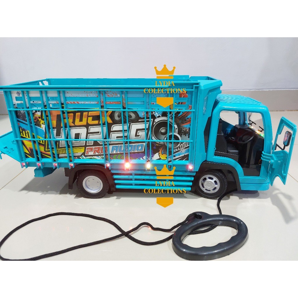 Promo Mainan Truk Basuri Oleng Telolet Jumbo Lampu Bisa Tarik
