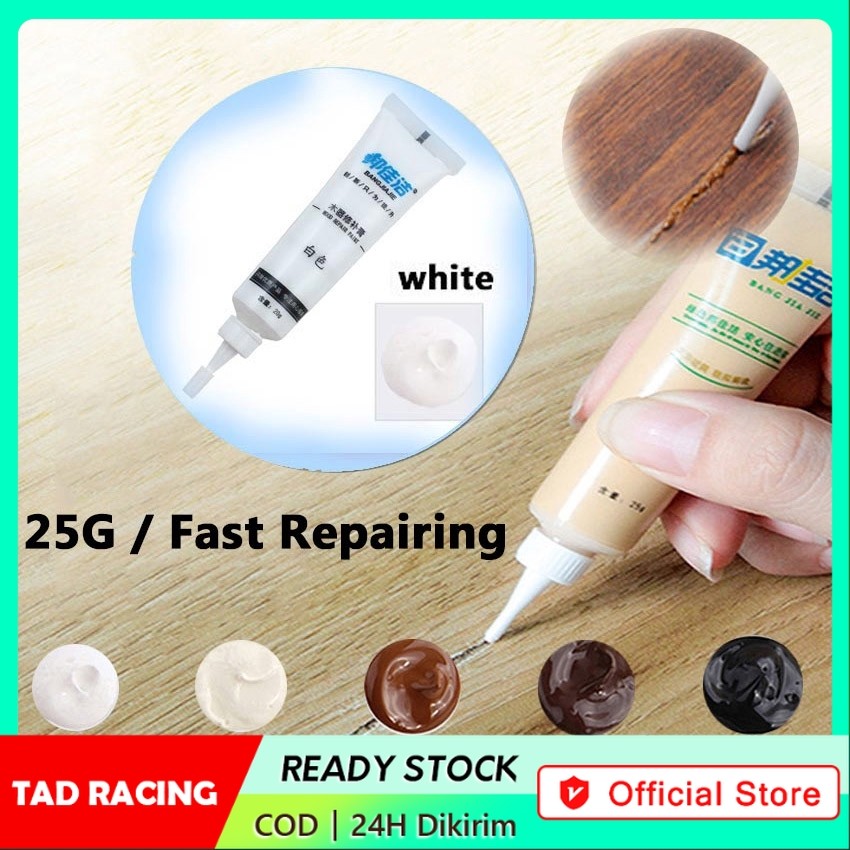 【TADRACING】Mebel Refinishing Kayu Pintu Perbaikan Lantai Cream Cat Kayu Lubang Perbaikan Awal Bahan 