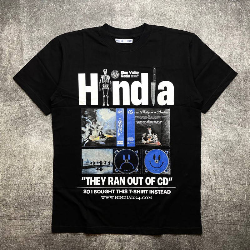 Tshirt HINDIA -  BLACK Official Merchandise