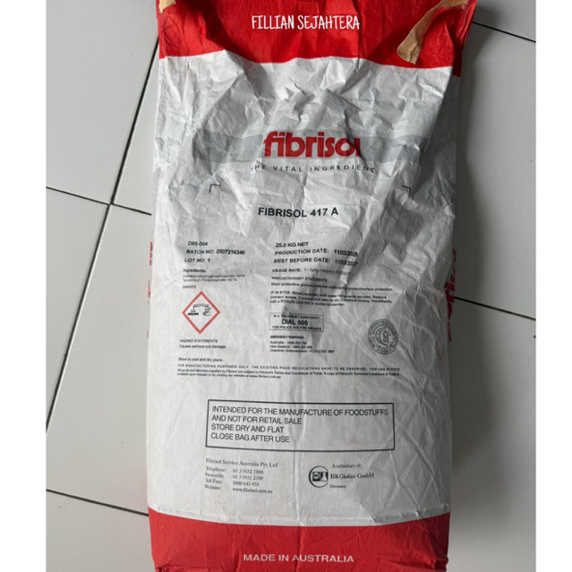

lexasarmin PROMO Fibrisol 417A / Phosmix / Phospate / Pengenyal Bakso Sosis Nugget / Fibrisol Campuran Makanan 1 Sak 25 Kg