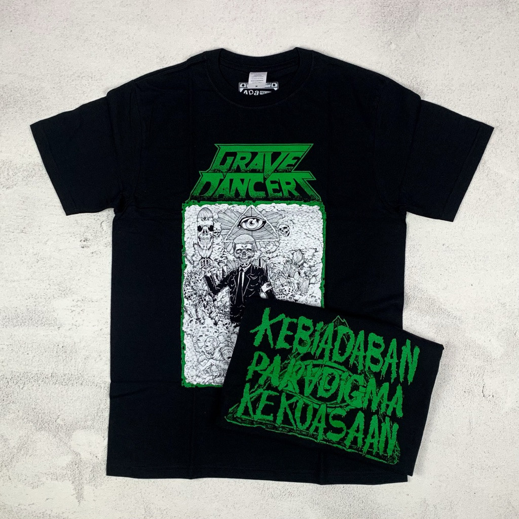(COD) GRAVE DANCERS - KEBIADABAN | Kaos Band Original Official Merchandise