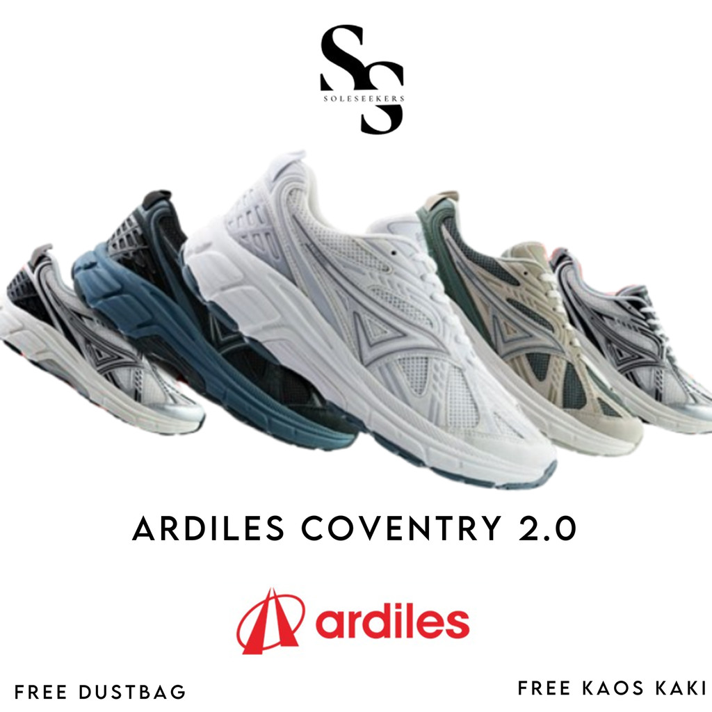 Sepatu Ardiles Coventry 2.0 Sepatu Sport Lifestyle Olahraga Jalan Ardiles Sportstyle Pria Wanita