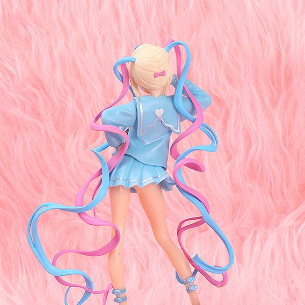 20cm Anime KAngel Figure JK stance action figures double ponytail girl KAngel figurine Doll PVC Mode