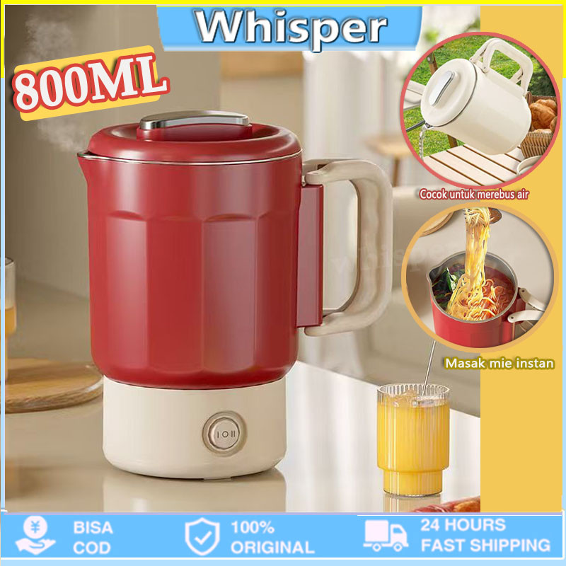 Ketel Listrik Berkualitas Makanan / Ketel Listrik Lipat Portabel 800ml / Ketel Listrik Multifungsi