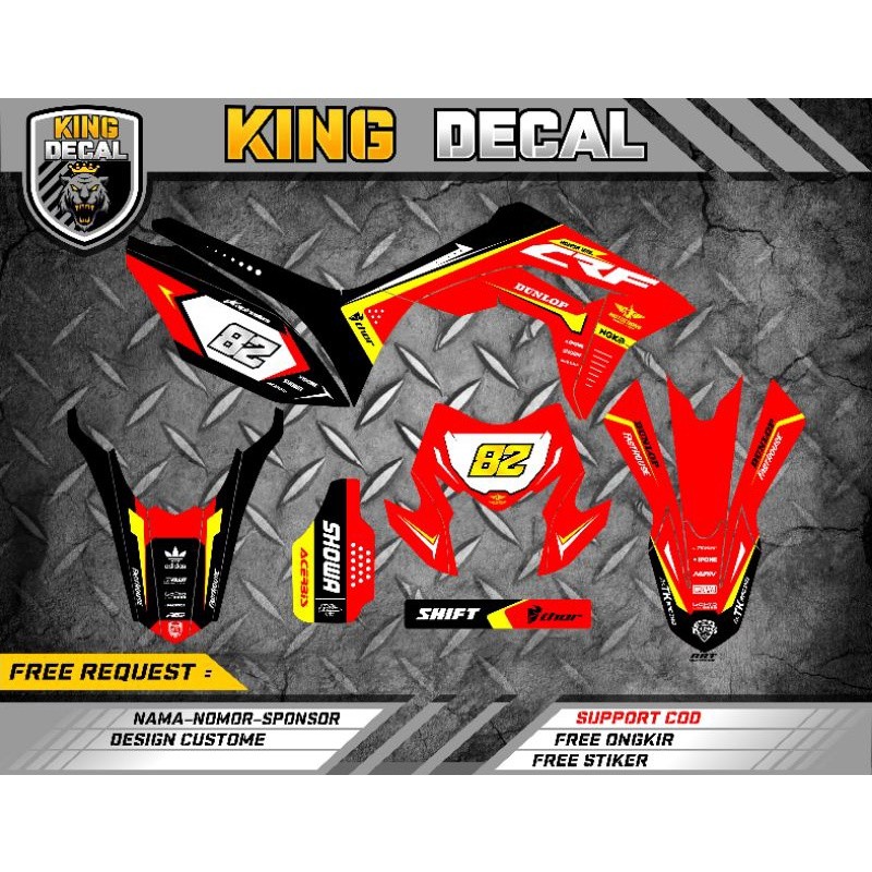 DEKAL / DECAL   CRF 150L  CRF 150 L  CRF 150L FULL BODY  CRF