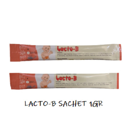 Suplemen Pencernaan (diare / sembelit) Lacto-B / Lacto B Probiotic 1 gr Sachet untuk Kucing & Anjing