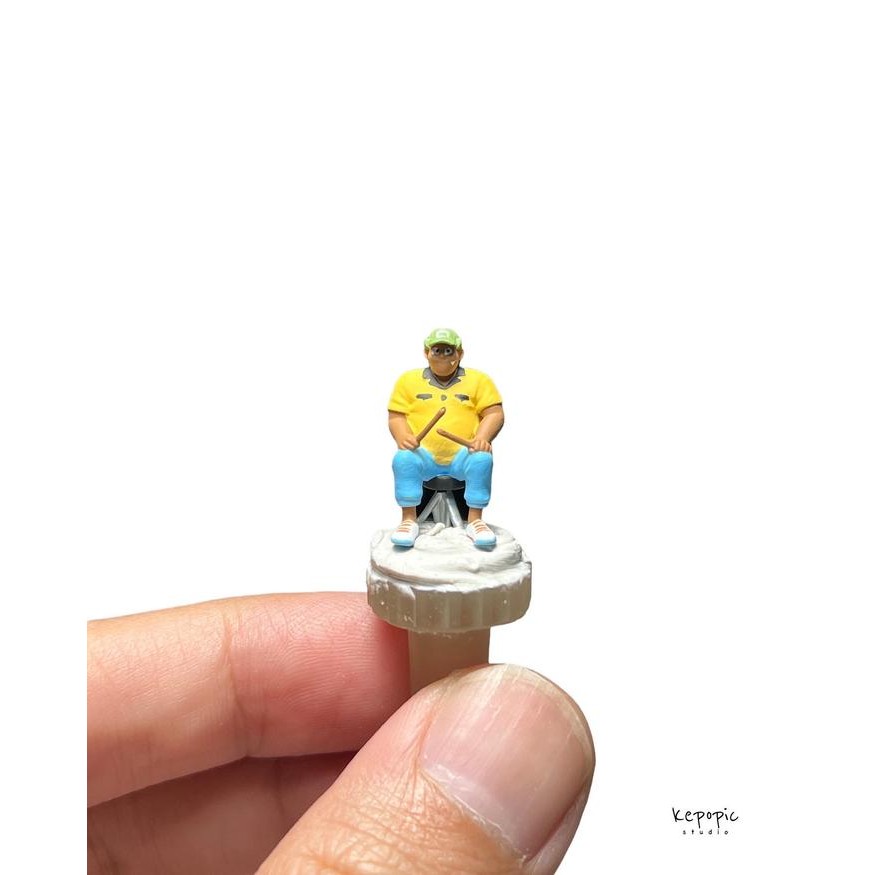 IGS99 Figure gorillaz band skala 1/64 tomica hotwheels noch preiser KS122 - Drummer