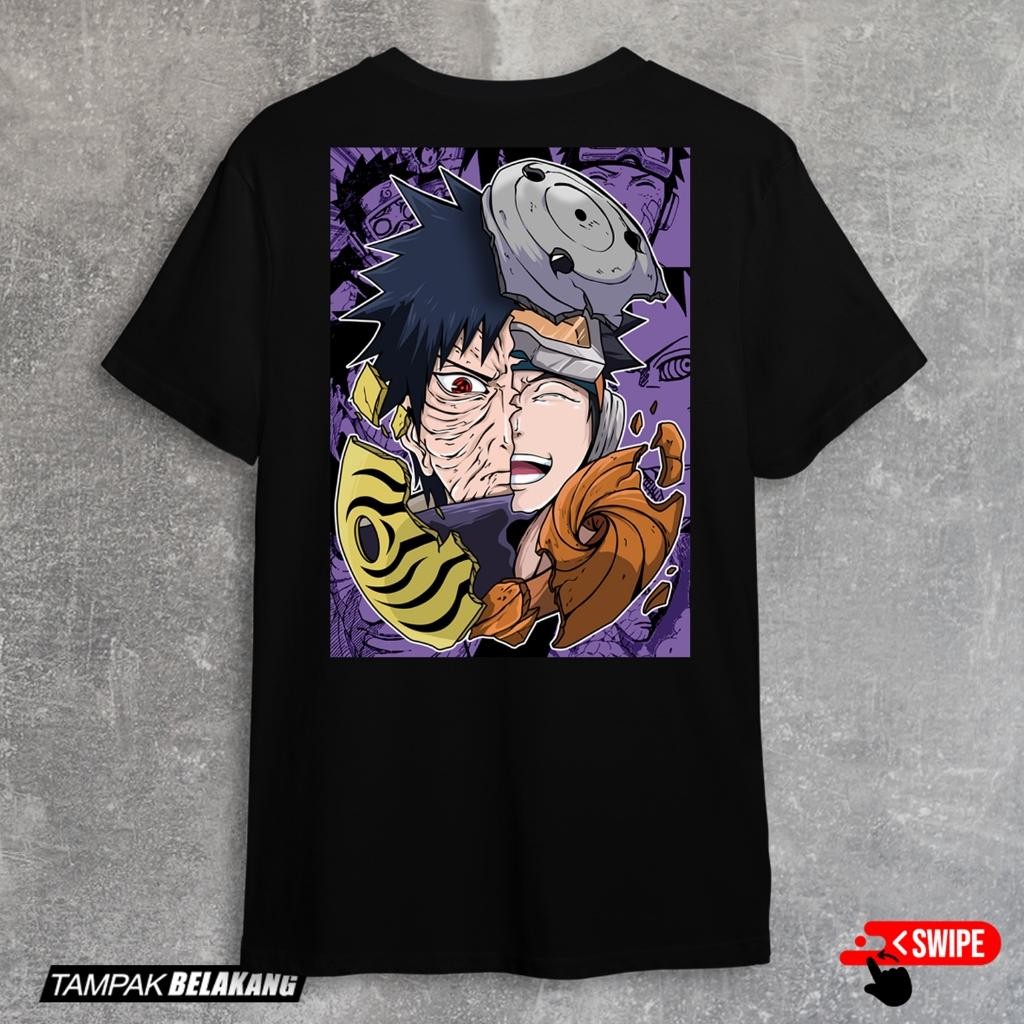 Kaos Anime Uchiha Obito Bukan Oversize