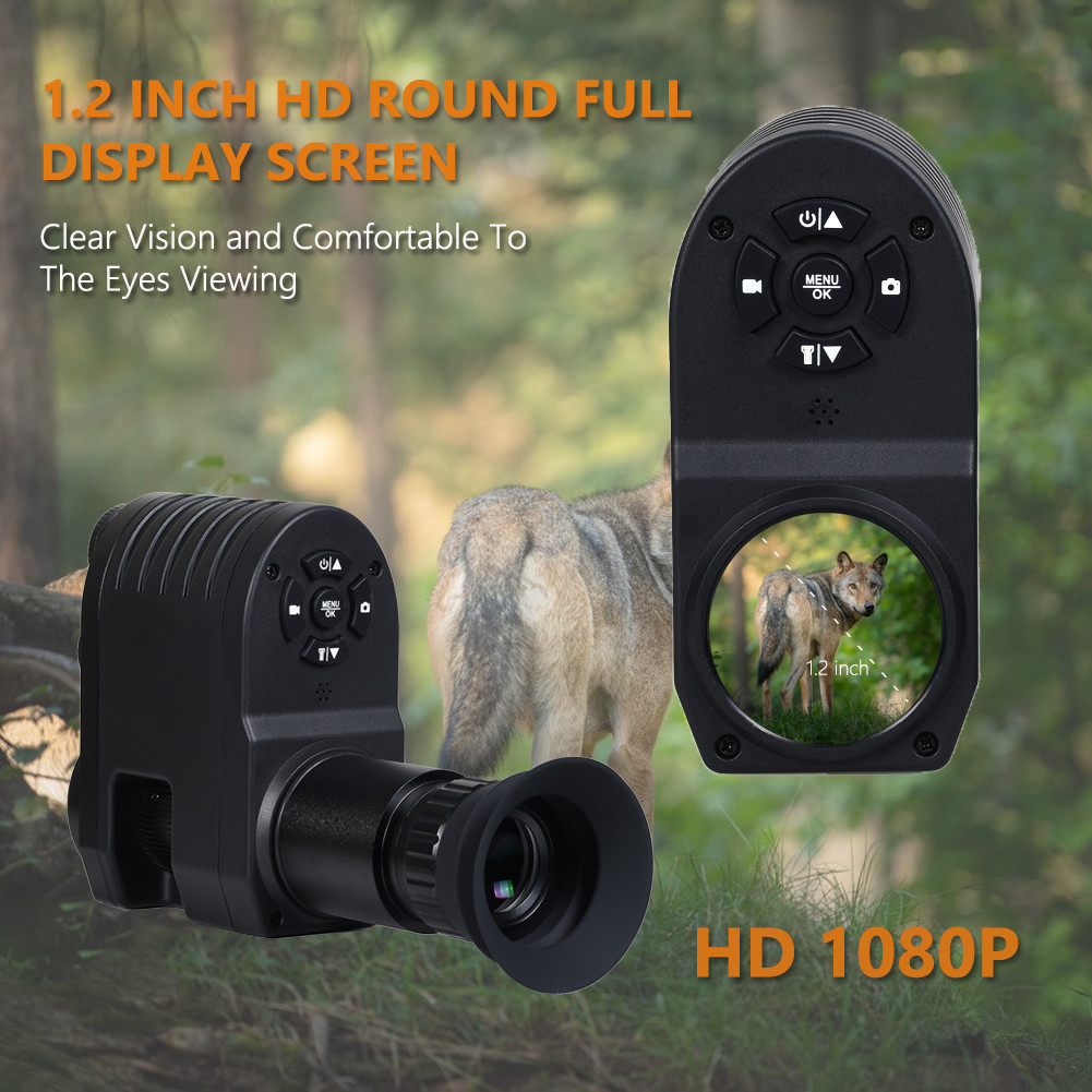 Megaorei 4 Night Vision Rifle Scope HD1080P Video Photo Record Hunting Optical Sight Camera 850nm La