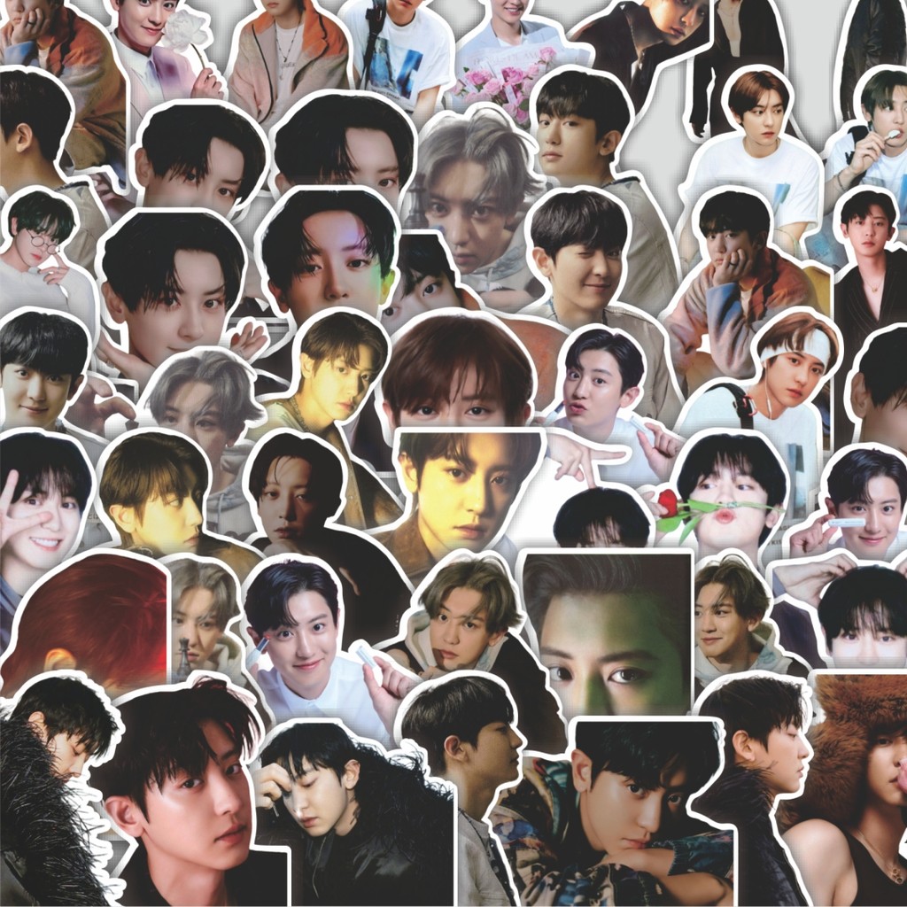 Stiker Cutting Pack Stiker EXO13 - Chanyeol Series 01 Isi 100Pcs Series Aesthetic Lucu Keren Untuk K