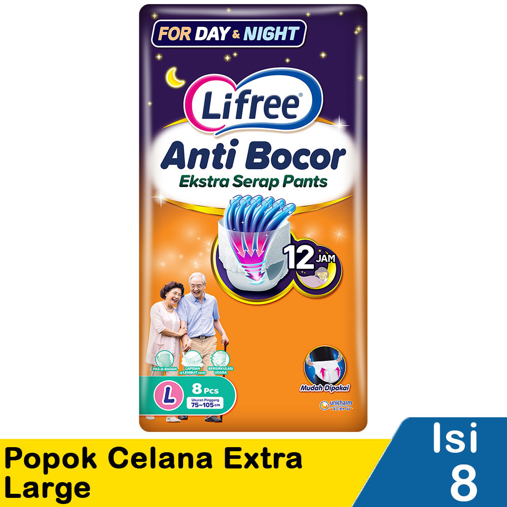 LIFREE POPOK CELANA EXTRA 8'S  LARGE