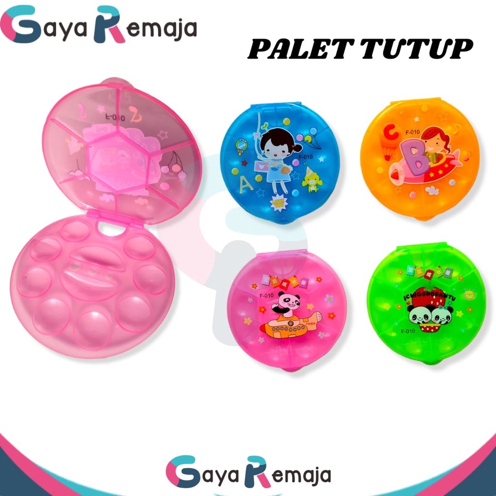 Palet Lukis | Palet Cat Air | Palet Lukis 7 Warna | Tempat Cat lukis | palette lukis | tempat lukis 