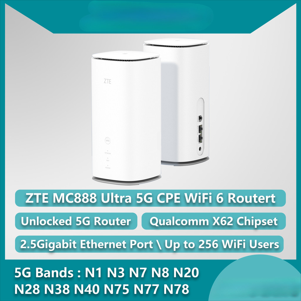 MC888 Ultra 5G CPE Modem WiFi 6 AX6000 RJ45 2.5GE N78  nanoSIM (99%new Vodafone Logo)