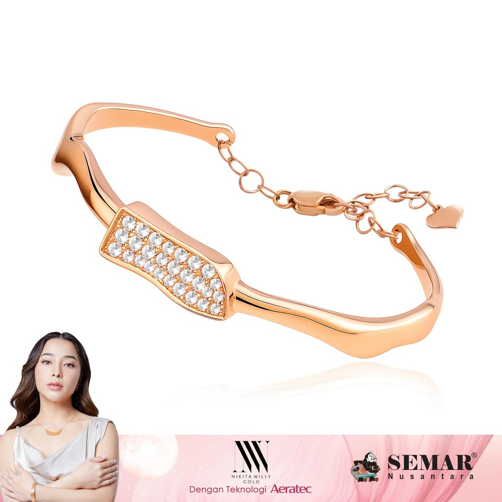 Nikita Willy Gold Aeratec Gelang Emas Destiny Bangle Collection 17K Semar Nusantara