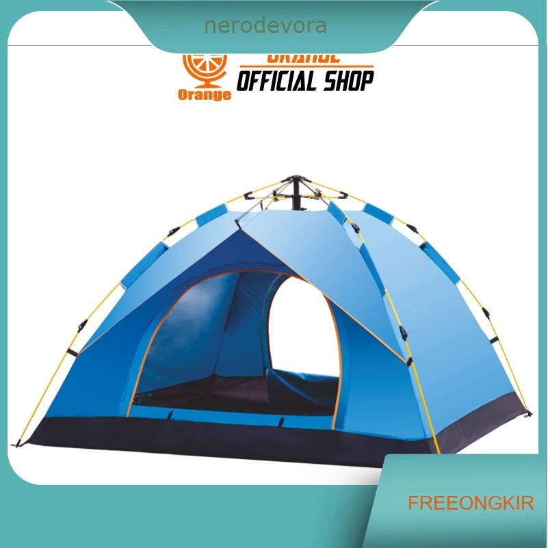 Tenda Camping Biru  Tenda camping lipat  tenda camping Tenda Otomatis Outdoor & Indoor Gunung