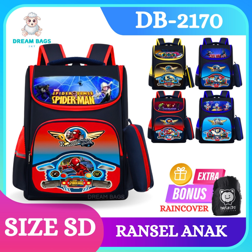 Tas Sekolah Anak Import DREAM BAGS Ransel Anak SD Laki Laki Terbaru 2023 - Tas Sekolah Anak Laki Lak