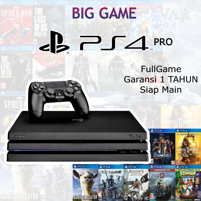 Ps4 Pro 1TB Hen 12 Auto Game TerlengkapMurah