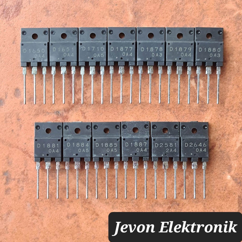 IC Transistor D 1650 1651 1710 1877 1878 1879 1880 1881 1884 1885 1887 2581 2646 Original D1650 D165