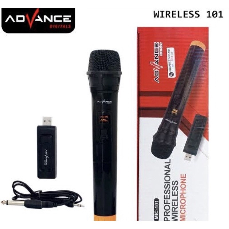 Microphone Wireless Single Advance 101 Microphone Advance 101