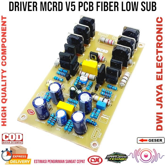 Kit Driver Amplifier MCRD V5 PCB Fiber CVJA