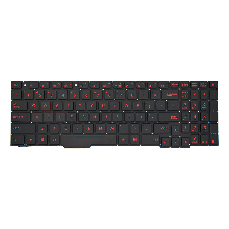 replace suit for ASUS  ZX53VD FZ53VD ZX553VD FX53VD FX753VD ZX73 GL753 Laptop keyboard With backligh