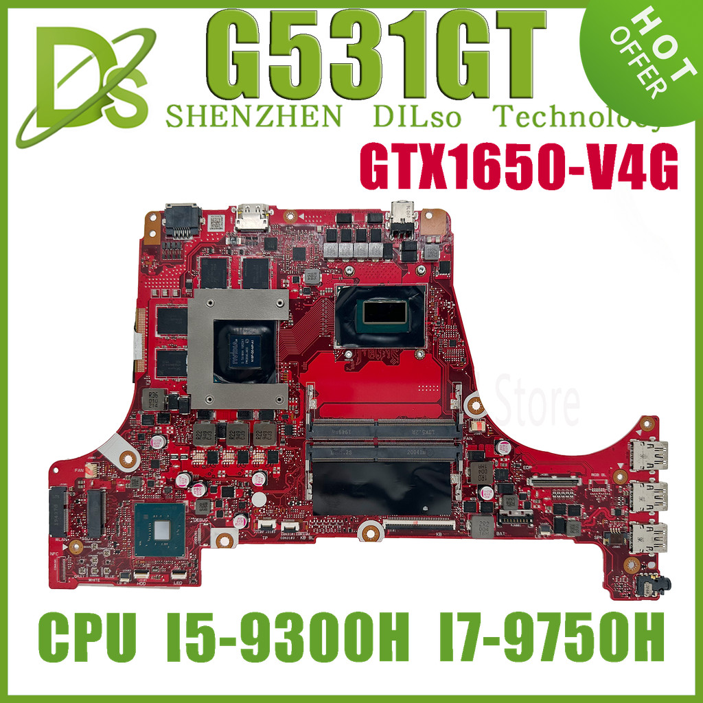 KEFU G531GT Laptop Motherboard For ASUS ROG G531GT G531G G731GT FX531GT Mainboard W/i5-9300H i7-9750