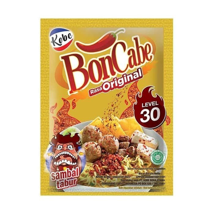 BonCabe Kobe Cabai Bubuk Original Sachet 6gr