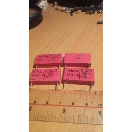 LEW99 MKP10 0.022uf 22 nf 22 n 22nf 22n /600/1000v Wima
