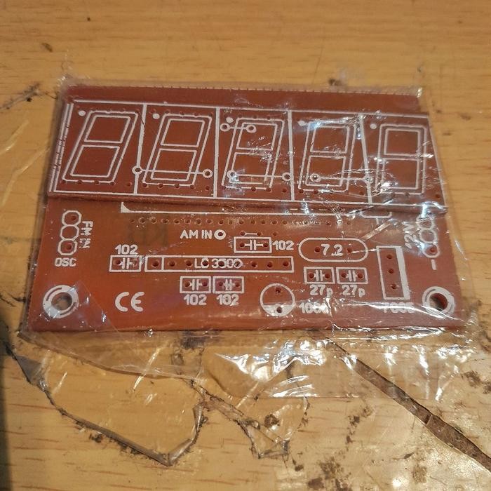 LEW99 PCB Frequency Frekuensi Counter FM Display LC7265 SANYO 5 Digit 0.56"