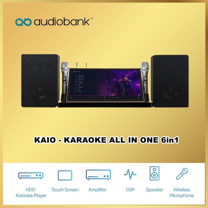 Audiobank KAIO Karaoke All In One Professional System Audio Bank KAIO Led Speakers - 2TB