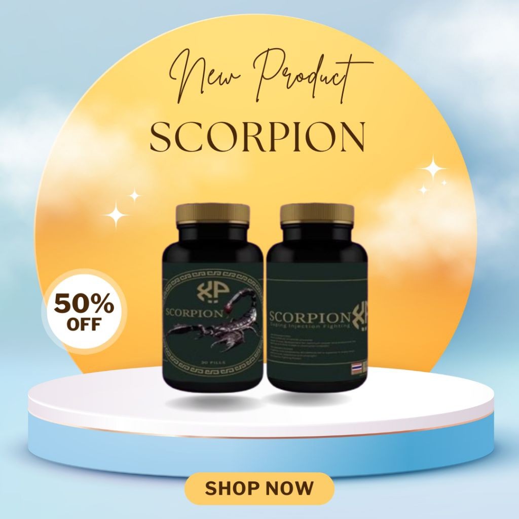 DOPING AYAM IMPORT THAILAND SCORPION XP - DOPING AYAM ADUAN POWER ENHANCEMENCT 30 PILLS import Thail