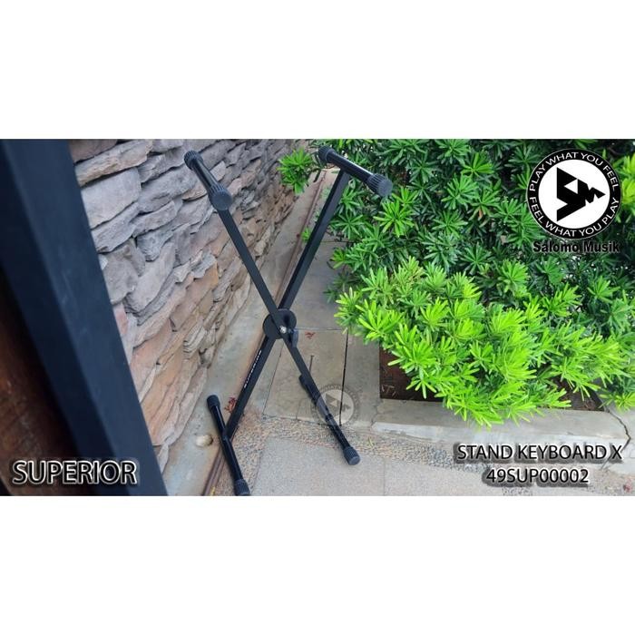Stand keyboard single tarik import merk superior