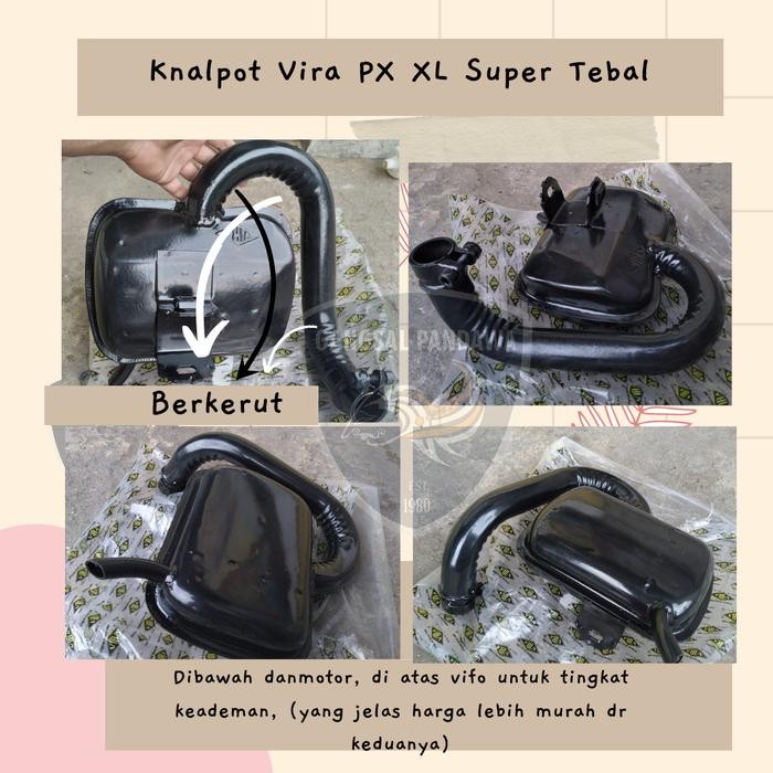 knalpot vespa berkerut vira knalpot vespa vira knalpot standar vespa