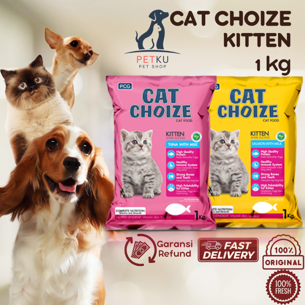 Cat Choize Kitten 1kg makanan kucing dewasa kering/dry food