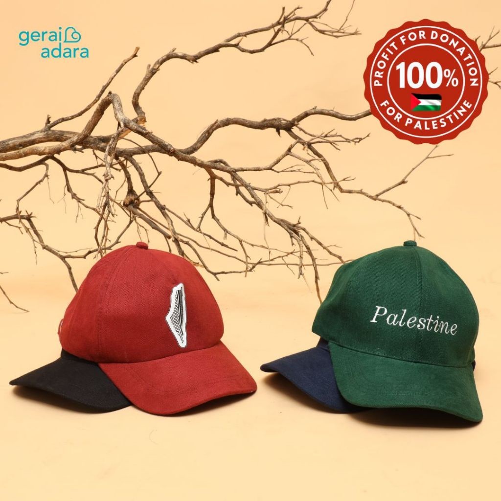 Topi palestina - atribut palestina - topi palestina premium - Gerai Adara