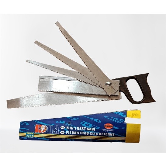 GERGAJI SET 5 PCS KOALA GAGANG KAYU / GERGAJI KOALA SET