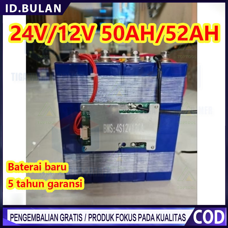 baterai lifepo4 72v/12V/24V  24s 50ah smart bms 520ah Baterai Lifepo4 12V 50 Ah Baru Lifepo4 12v 50A