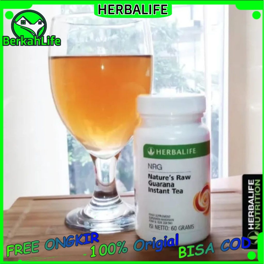 Herbalife Herbal Instan Membantu Menambah Energi Stamina Menjaga Metabolisme Tubuh HERBALIFE NRG Pem