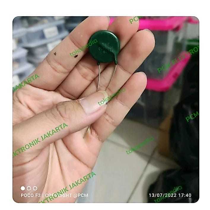 RG7767 mov varistor 20v390k 20d390 anti petir 12v tegangan maksimal 25v by PCM LTC GLODOK