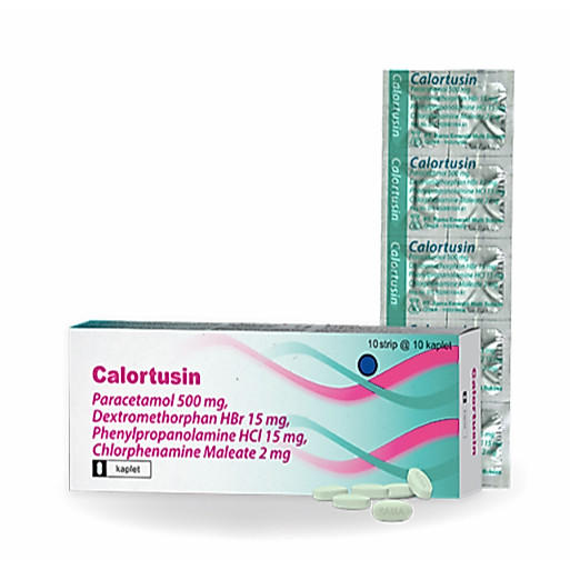 CALORTUSIN PER BOX ll meredahkan demam dan flu