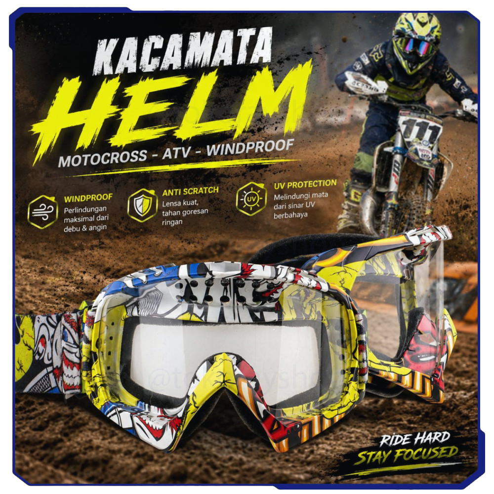 Kacamata Goggles Ski Ice Skating Cycling Motorcycle - LA048