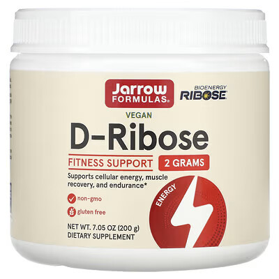 Jarrow Formulas Vegan D-Ribose (200 g)