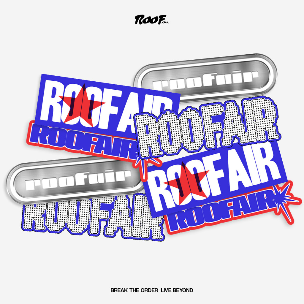 Roofair Sticker Grafis