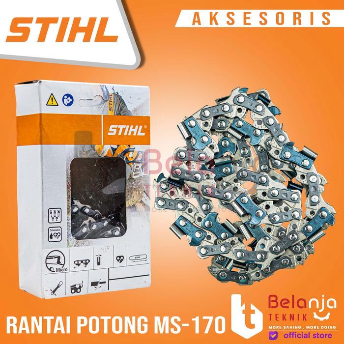 Rantai Mata Gergaji Potong MS-170 14 Inch STIHL Mata Gergaji Potong Mesin Gergaji Chainsaw MS 170 MS