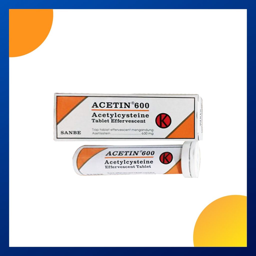 ACETIN 600 1 TUBE @ 10 TABLET EFFERVESCENT